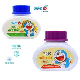SỈ _ [Mực Bút Máy FPI-08/DO - THIÊN LONG] LỐC 8 LỌ Mực Bơm Viết Máy Điểm 10 Thiên Long Cao Cấp Doreamon 40ML