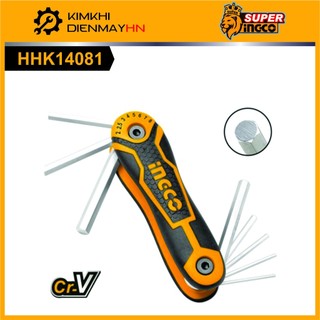 Bộ lục giác xếp 8 cây ingco hhk14081