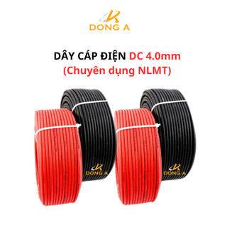 Dây điện năng lượng mặt trời DC 4.0mm2 Leader cáp quang điện một chiều chất lượng cao