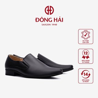 Giày tây nam Đông Hải chất liệu da bò cao cấp thiết kế mũi nhọn lịch lãm - G2515