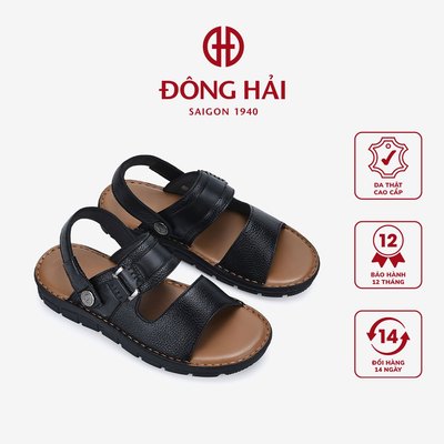 Giày sandal nam Đông Hải da dập vân thời thượng - S1137