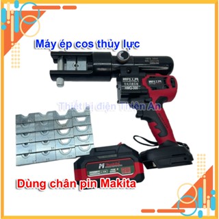 Kìm ép cos thủy lực dùng Pin sạc Makita 21V Maovon Tools HMQ-300 Kìm ép cos Pin đầu cáp 16 300mm2