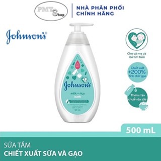 Sữa Tắm / Tắm Gội Toàn Thân Cho Bé Johnson Baby Bath 500ml Top To Toe / Johnson's Cotton Touch / Rice & Milk
