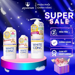 Sữa tắm dưỡng trắng da White Conc Body Shampoo CII Nhật Bản 150ml/360ml/600ml
