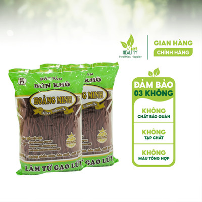 Combo 2 Gói Bún Khô Gạo Lứt Túi 500g