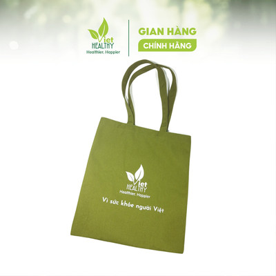 Túi Canvas xanh Viet Healthy