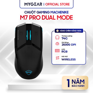 Chuột Gaming Không Dây - Mechanike M7 Pro Dual-Mode Wireless 2.4Ghz - Chính hãng bảo hành 1 năm