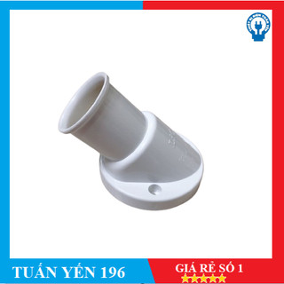 Đuôi đèn xéo Lioa E27 DDX45 gắn tường nghiêng 45 độ, lõi đồng dẫn điện tốt, vỏ nhựa ABS chống cháy