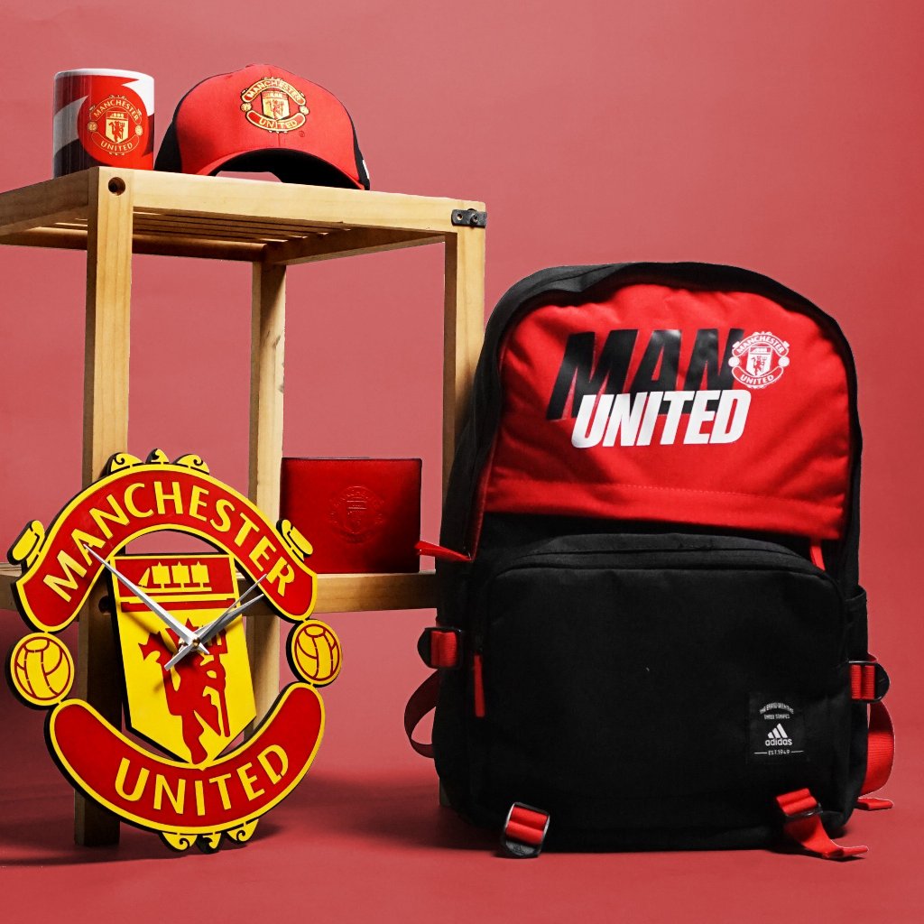 Balo Đa Năng MU FA CUP Multi Pocket Backpack - BOMBSHOP [BAG09RED]