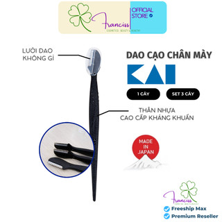 Dao Cạo Chân Mày Kai Groom Eyebrow Razor 1 Cây Groom! Eyebrow Razer