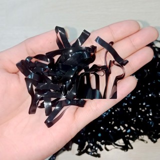 Gói 100g chun buộc tóc màu đen
