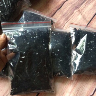 Gói 100g chun buộc tóc màu đen