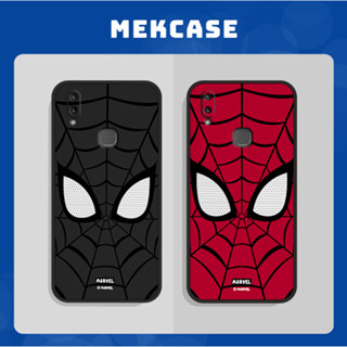 Ốp Điện Thoại Vivo Y11 ( Vivo 1906 ) Hình hòn than chấm tròn, đôi mắt người nhện,smile