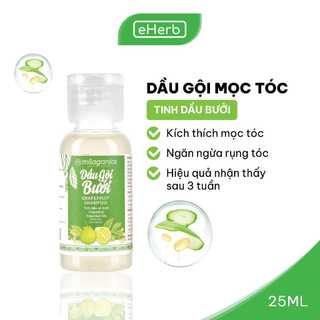 Dầu gội bưởi kích thích mọc tóc, ngừa rụng - gội đầu mọc tóc milaganics 25ml