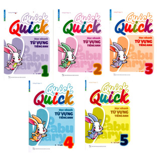 Sách quick quick học nhanh từ vựng tiếng anh- mega