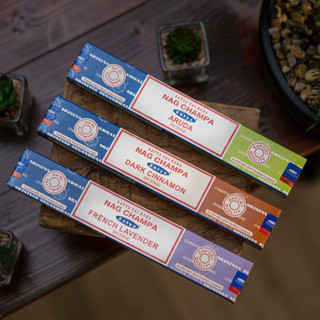 Nhang thơm ấn độ hương hoa nag champa mix 2 mùi l xô thơm thanh tẩy