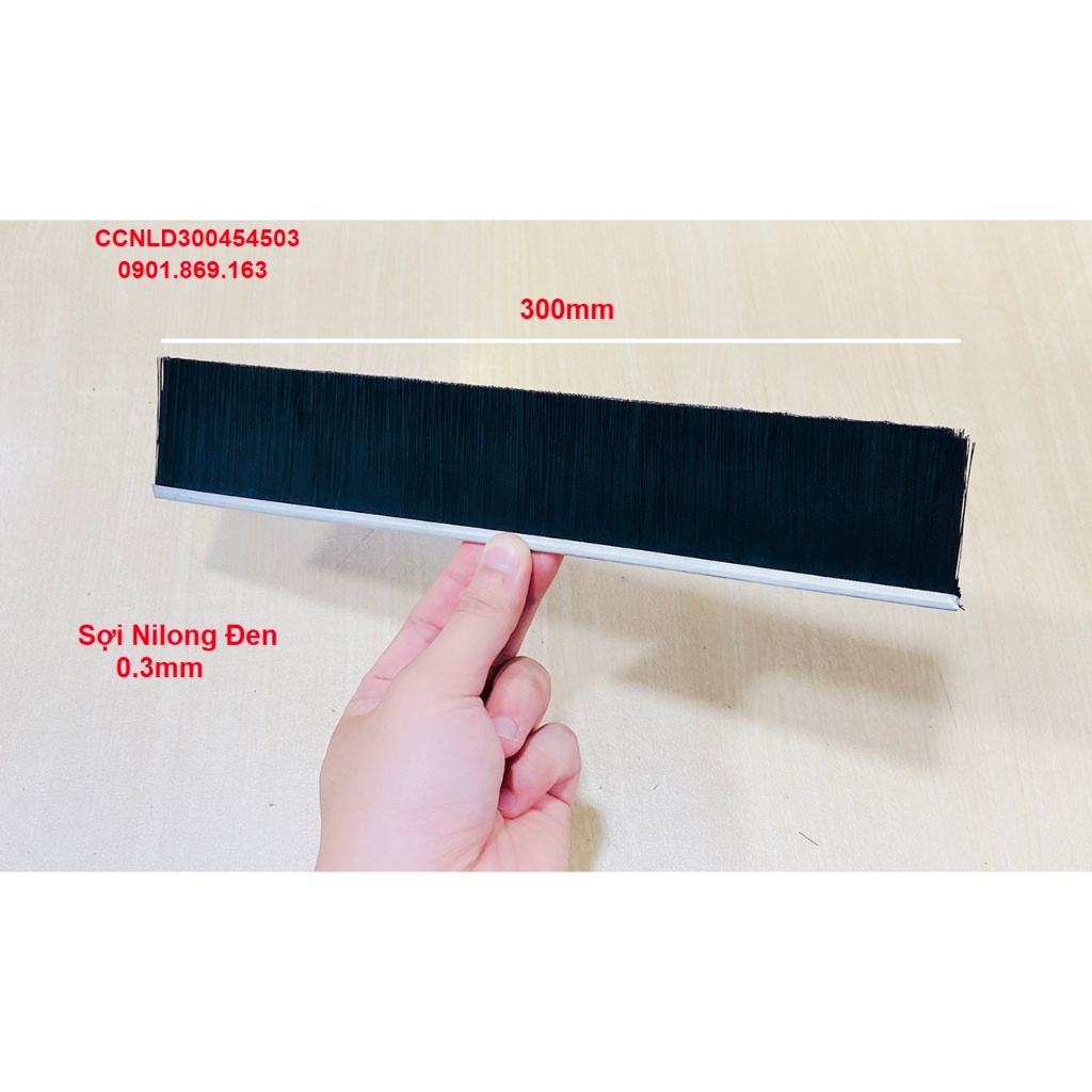 Cây cước Nilong Đen 300x45x4.5(0.3mm)