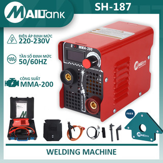 Máy hàn mailtank sh187-mma200 máy hàn điện tử hàng nhập khẩu chính hãng hàn que 1.6 - 3.2mm
