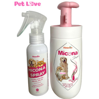 Combo diệt nấm trên chó mèo Vemedim Micona