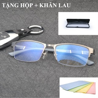 [FREESHIP 50K] Gọng kính cận nửa viền khung kim loại A961 cho Nam