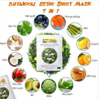 MẶT NẠ BOTANICAL ESTHE 7 in 1 SHEET MASK 5miếng
