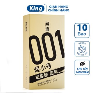 Bao cao su size nhỏ 45mm SMALL 001, bcs size nhỏ siêu mỏng kéo dài thời gian quan hệ - King HN