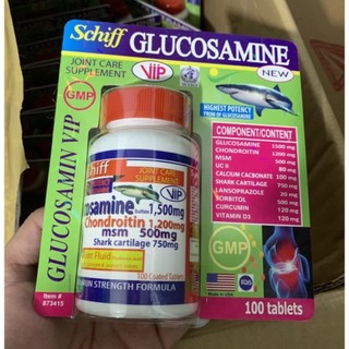 Vien uong Glucosamine Giúp xương chắc khớp khỏe ngăn ngừa thoái hóa khớp tái tạo mô sụn sương khớp dạng
