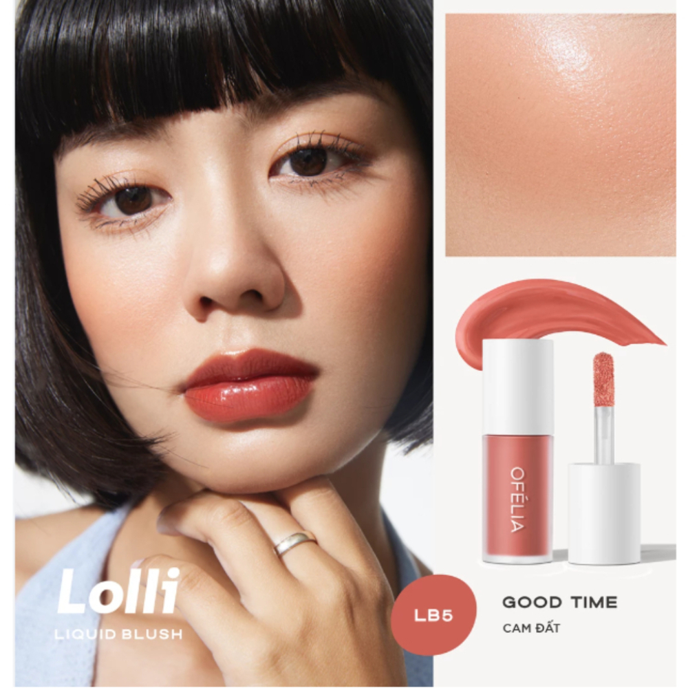 Má Hồng Kem OFÉLIA Lolli Liquid Blush (4.3g - 4.6g) | BigBuy360 - bigbuy360.vn