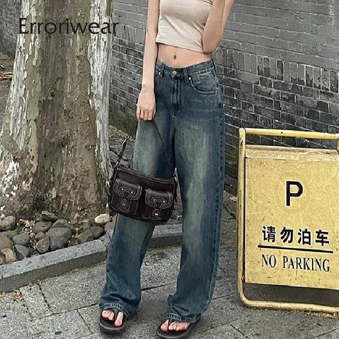 Quần Jean Nữ 2024 Thời Trang Giặt Xanh Eo Cao, Quần Ống Rộng Ôm Và Rời xám bạc trước Siêu Sang D56 HOT | BigBuy360 - bigbuy360.vn