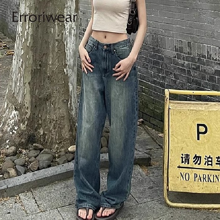 Quần Jean Nữ 2024 Thời Trang Giặt Xanh Eo Cao, Quần Ống Rộng Ôm Và Rời xám bạc trước Siêu Sang D56 HOT | BigBuy360 - bigbuy360.vn