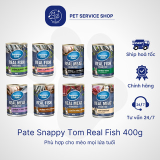 Pate Snappy Tom Real Fish 400g PETSERVICE.