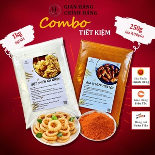 Bột chiên gà giòn, gà kfc + 250g gia vị ướp đa năng