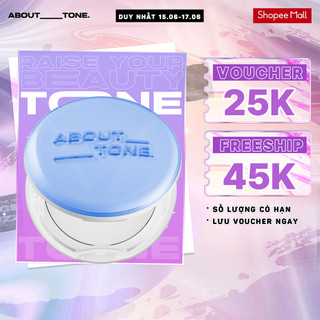 Phấn phủ dạng nén About Tone Air Fit Powder Pact 8g trong suốt, mịn màng