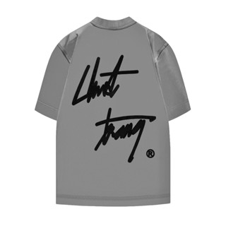 TEE BIG SS xi măng - ÁO THUN vải dày basic CHUỘT TRẮNG