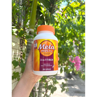 Hàng chuẩn Mỹ - Viên uống Meta Mucil Psyllium Fiber Supplement hộp 300 viên