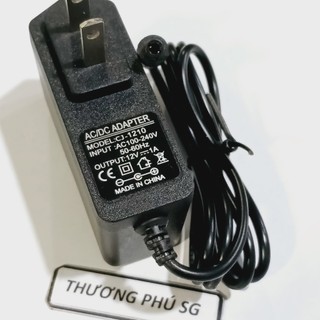 Nguồn Adapter DC 12V - 1A  (Đầu cắm 5.5mm x 2.1mm)