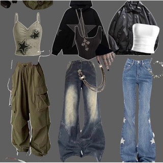 Y2k grunge gothic vintage mori retro h419 h420 h421 h422