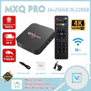 Android TV Box MXQ Pro 4K Bản 8G+128GB/16G+256GB Tiếng Việt Wifi 5G Smart Tivi Box Xem Truyền Hình 100 Kênh Miễn Phí
