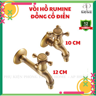 Vòi Nước Bằng Đồng Thau, Cổ Điển - Vòi hồ vòi rumine cổ điển - Phụ Kiện Phòng Tắm AP Home