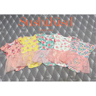 Bộ liền thân cho bé gái thời trang mùa hè, bodysuit váy chất cotton hàng vnxk