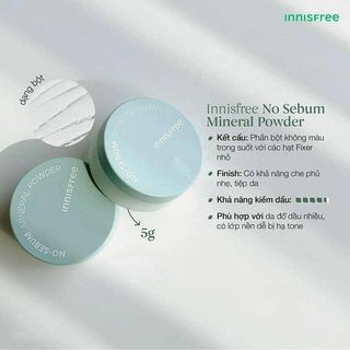 Phấn Phủ Bột Innisfree No Sebum Mineral Powder