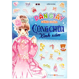 Sách - dán giấy công chúa - sách dán giấy sticker thời trang công chúa cho bé