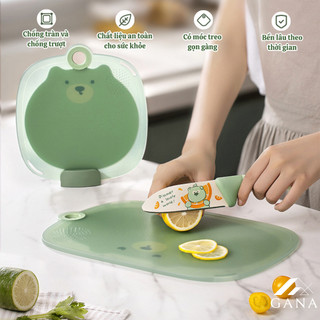  Thớt nhựa kháng khuẩn Moli-food cao cấp có móc treo chống trượt chống ẩm mốc dễ vệ sinh. 