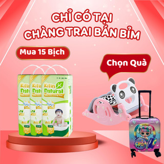  Tã bỉm Kitin Natural tinh chất trà xanh chống hăm, kháng khuẩn, mỏng mịn, đủ size từ NB đến 3XL