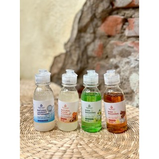 Nước rửa chén hương quế, nước rửa chén hương táo lê, nước lau sàn hương quế, nước giặt bách thảo 100ml