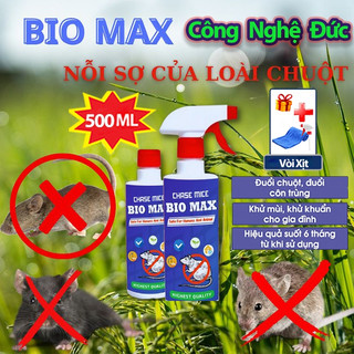 Chai xịt đuổi chuột biomax chai 500ml an toàn sức khỏe