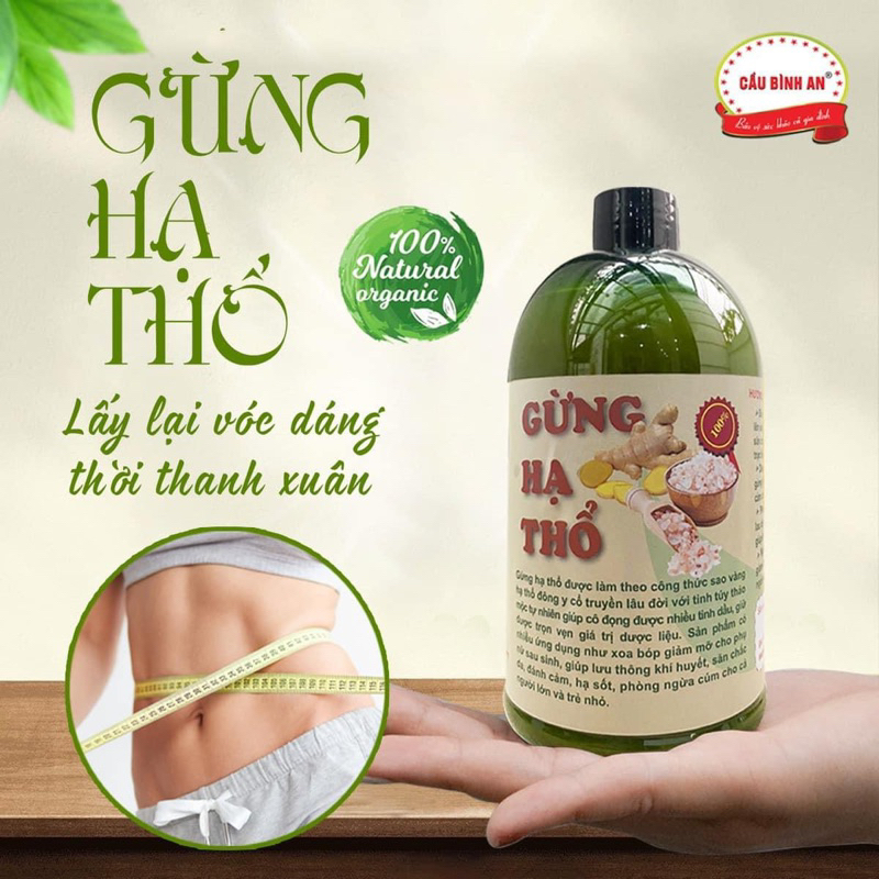 Gừng hạ thổ Cầu Bình An - 500ml