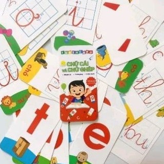 Thẻ Flash Card Chữ Cái và Chữ Ghép cho bé