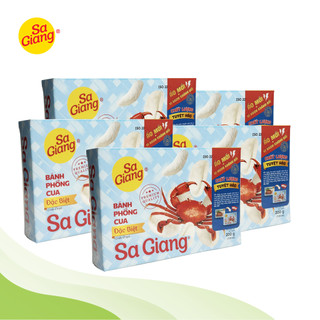 Combo 5 bánh phồng cua sa giang - 200g/1 hộp