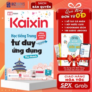 Sách - học tiếng trung bằng phương pháp tư duy ứng dụng - thử thách - tặng kèm khóa học online
